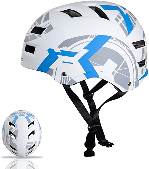 Automoness Skateboard Bike Helmet, ASTM & CPSC Certified, Muti-Sport for Adult/Youth/Kids Cycling, Skateboarding, Inline Skatin, Longboard, 3 Sizes