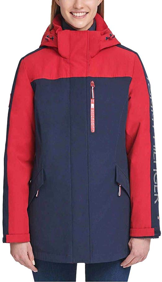 Tommy Hilfiger Womens Winter Cold Weather Basic Coat