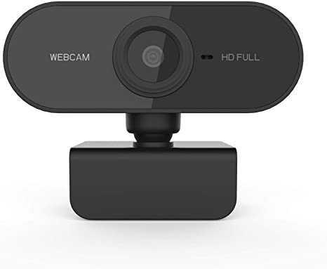 Jayol 1080P HD Pro Webcam with Microphone, PC Desktop USB Webcams, Streaming Computer Camera for Video Calling, Recording, Conferencing, Gaming, 110° Widescreen Web Camera with 360° Rotatable Clip