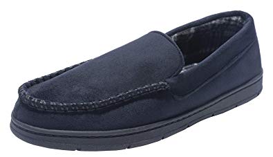 CareBey Men's Comfortable Moccasins Slippers Shoes