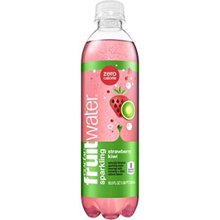 Glaceau Fruit Water Strawberry Kiwi 16.9 Ounce Bottles, Pack of 12