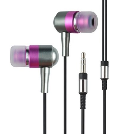 Francois et Mimi In-Ear 35mm Aux Hi-Fidelity Headphones Earbuds EP-342 Pink