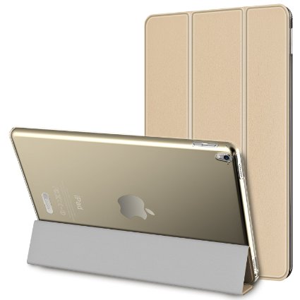 iPad Pro 9.7 Case, JETech the New iPad Pro 9.7 Smart Case Cover for Apple iPad Pro 9.7" 2016 Model with Auto Sleep/Wake (Gold) - 3379C