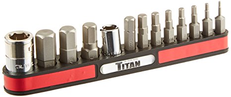 Titan TIT16111 Hex Bit Set (13 PIece SAE)