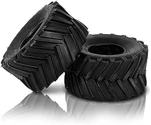 AutoForever 2 Pcs 20x10.00-8 4PR Tubeless Turf Tires Garden Lawn Mower 20-10-8 Tractor Golf Cart Tires