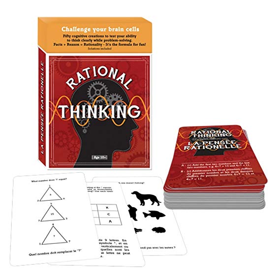 Family Games Rational Thinking Brain Teaser IQ Card Game