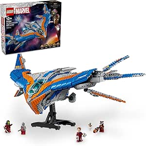 LEGO Marvel Guardians of The Galaxy: The Milano Buildable Starship Toy, Marvel Gift for Kids with 4 Super Hero Minifigures, Guardians of The Galaxy Toy for Boys and Girls Ages 12 and Up, 76286