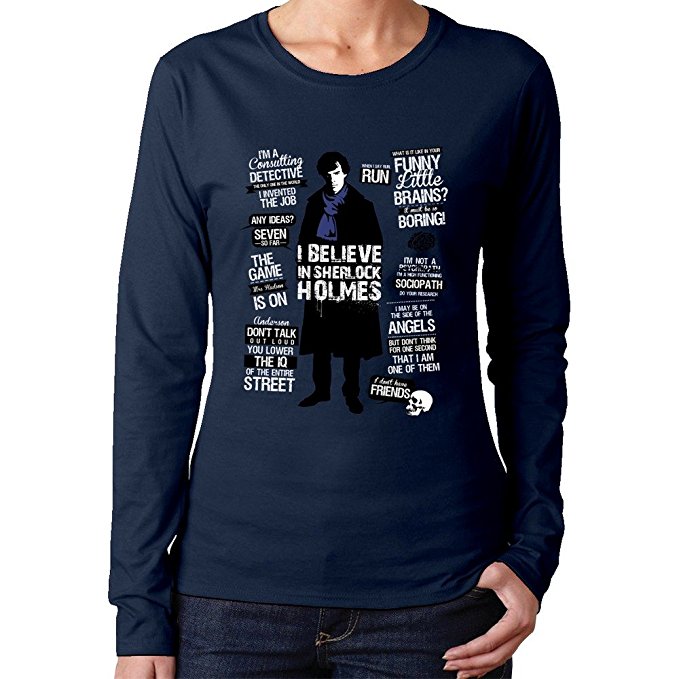 Women's Detective Quotes Run Believe The Iq T-Shirts