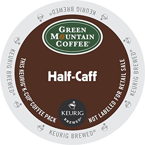 Keurig, Green Mountain Coffee, Half-Caff, 24 K-Cup Packs for Keurig Brewing System