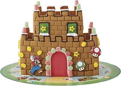 Wilton Super Mario Brothers Gingerbread Castle Decorating Kit