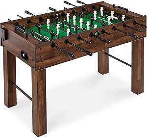 Best Choice Products Large 54in Full-Size Foosball Table for Home, Game Room w/ 2 Balls, 2 Cup Holders