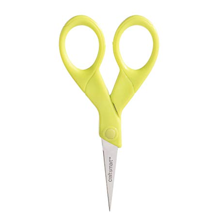 Darice 30067451 Precision, Green Handle, 5 Inches Scissors