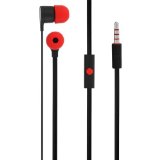 HTC Original 35mm Stereo Headset EarphoneHeadphone for HTC One HTC Butterfly HTC 8X 8S - Non-Retail Packaging - Red