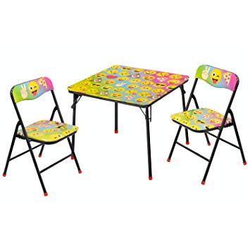 Idea Nuova Emoji 3-Piece Table Chair Set