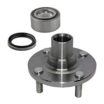 Detroit Axle 518507 Both Front Wheel Hub and Bearing Assembly 4 Lug Without ABS for Geo/Chevy Prizm Toyota Corolla 4 Lug Without ABS