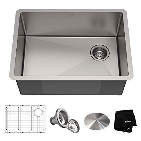 Kraus KHU111-25 Standart PRO Kitchen Stainless Steel Sink, 25 Inch