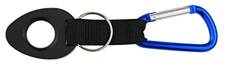 SE OD-WBH72BL Bottle Holder with Blue Carabiner and Split Key Ring