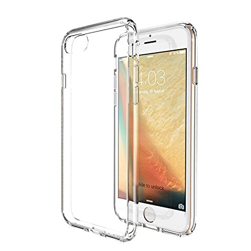 iPhone 7 Case Electech Ultra Slim Transparent Rubber Liquid Skin Drop Protection Clear Case for iPhone 7 - (Clear) CS4