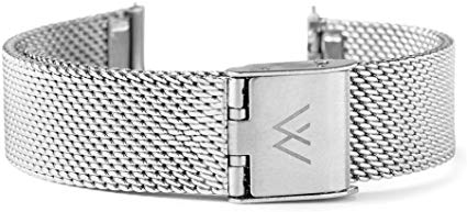 WRISTOLOGY Quick Release Easy Interchangeable Metal Watch Band - 14, 16, 18, 20 MM - 18 Options