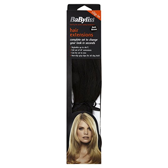 Babyliss Dark Brown Styleable Extension Set 18-inch