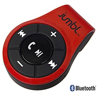 Jumbl8482; Bluetooth 4.0 Hands-Free Calling & A2DP Audio Streaming Adapter/Receiver - Red