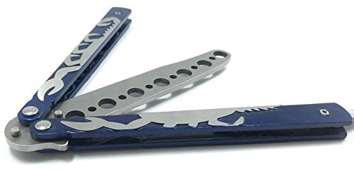 Deluxe Scorpion Metal Steel Practice Balisong Butterfly Knife Trainer