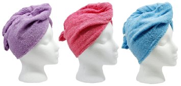 The Original Turbie Twist Super Absorbent Hair Towel Colors may vary