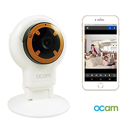 OCam  S1 Wi-Fi Baby Monitor Security Video Camera & Nanny Cam iPhone iPad iOS Android