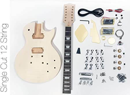 DIY Electric Guitar Kit - Singlecut 12 String Style Build Your Own Guitar Kit