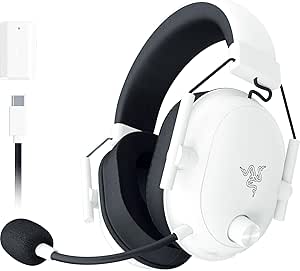 Razer Blackshark V2 Hyperspeed - Wireless E-Sports Gaming-Headset Ultra Lightweight with 280g (Super Wideband Microphone, TriForce Titanium 50mm Driver, Sound Isolating foam, 70 hours) White