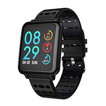 COULAX Bluetooth Smart watch, Fitness Tracker, Activity Tracker Pedometer with Heart Rate Monitor Sleep Monitor Steps Counter Calls SMS Notification Remote Camera Music for Kids Women Men