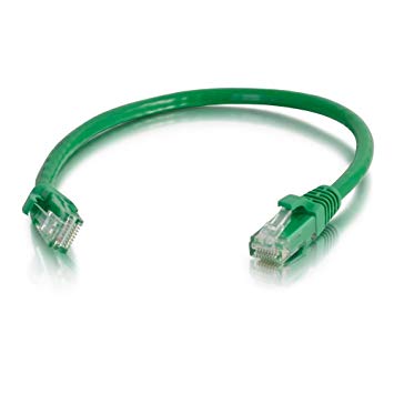 C2G/Cables to Go 15213 Cat5e Snagless Unshielded (UTP) Network Patch Cable, Green (25 Feet/7.62 Meters)