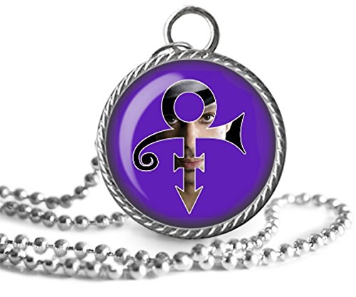 Prince Necklace, Music, Song, Guitar Image Pendant Key Chain Handmade