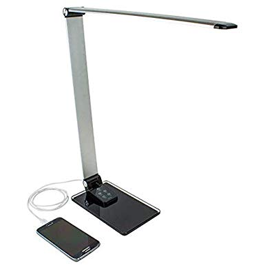 Newhouse Expect More LED Executive Desk Lamp with USB Charging Port