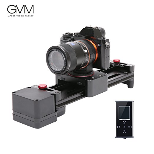 Motorized Camera Slider GVM Dolly Video Sliders 11.8 inch With Automatic Cycle Time Lapse  Macro shooting Wide-angle Shooting