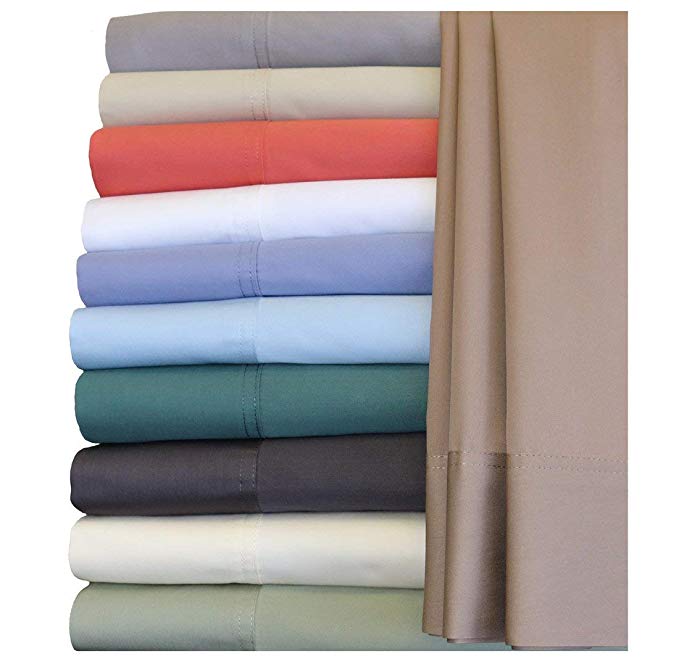 Royal Tradition Deluxe Soft Hyprid Bamboo and Cotton Blend Pillowcases. Sateen Weave, Silky and Smooth to The Touch. Hypo Allergenic,Periwinkle, Pair of Standard Pillowcases