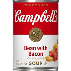 Campbell's Condensed Bean with Bacon Soup, 11.25 Ounce Can