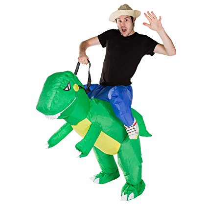 Inflatable Dinosaur T-REX Adult Fancy Dress Costume