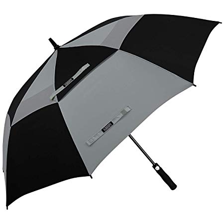 G4Free 54/62 Inch Automatic Open Golf Umbrella Extra Large Oversize Double Canopy Vented Windproof Waterproof Stick Umbrellas