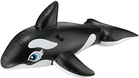 Intex Whale Ride-On, 76" X 47", for Ages 3