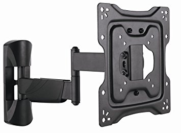 Husky Mount Full Motion TV Bracket For Most 32" LED LCD (Fits some 37 39 40 42)with up to 8”x 8” Mounting holes Tilt Swivel Articulating TV Wall Mount VESA 200x200, 200x150, 200x100, 100x100. 55lb