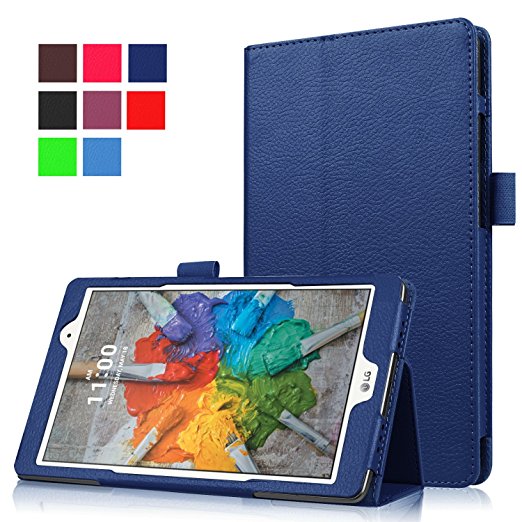 MoCoin LG G Pad X 8.0 / G Pad III 8.0 Case - Ultra Slim Lightweight Smart Shell Stand Cover for LG G Pad X 8.0 (T-Mobile V521) and G Pad III 8.0 V525 8-Inch Tablet (Blue)