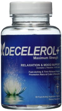 Decelerol  Natural Anxiety Relief Supplement 60 ct