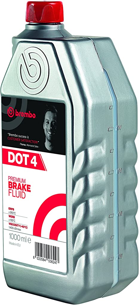 Brembo L04010 Brake Fluid DOT 4, 1000 ml