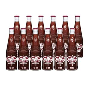 Generic Dr Pepper Cane Sugar Soda 12 Oz Glass Bottle (Pack of 12)