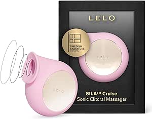 LELO SILA Cruise Sonic Massager Pink, with Waterproof Design, 8 Vibrations Settings and Signature Cruise Control Technology for Limitless Pleasure