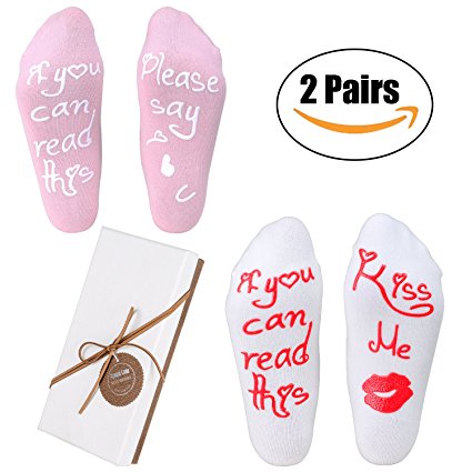 Funny Women Gifts with Delicate Box-Novelty Valentines Day Gifts Socks for her