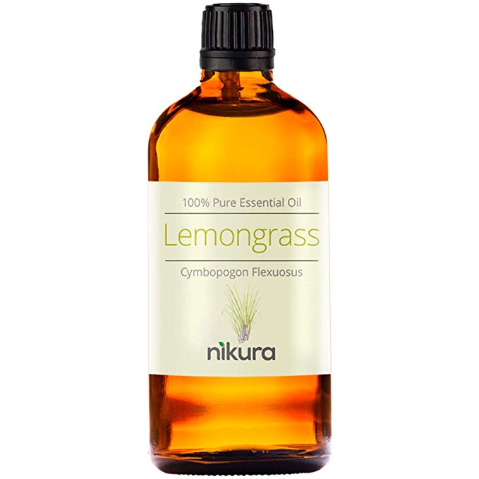 100% Pure Lemongrass Essential Oil 10ml, 50ml, 100ml (100ml)
