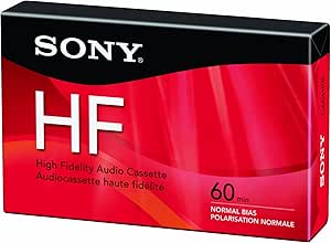 Sony C60HFR Single 60-Minute Type 1 Audio Cassette Tape