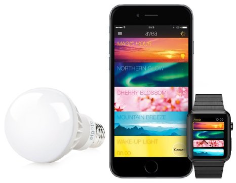 Elgato Avea Bulb, Dynamic Mood Light - for iPhone, iPad, Apple Watch or Android-Smartphone, Bluetooth Low Energy, 7 W LED, E26